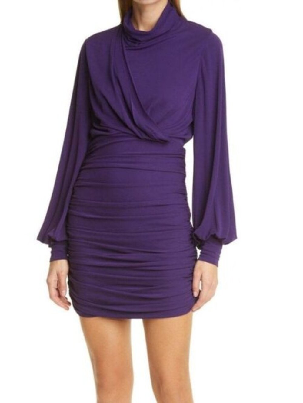 Ronny Kobo Harper Ruched Mini Dress